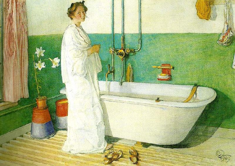 Carl Larsson lisbeth -badrummet